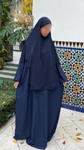 ABAYA BLEU MARINE