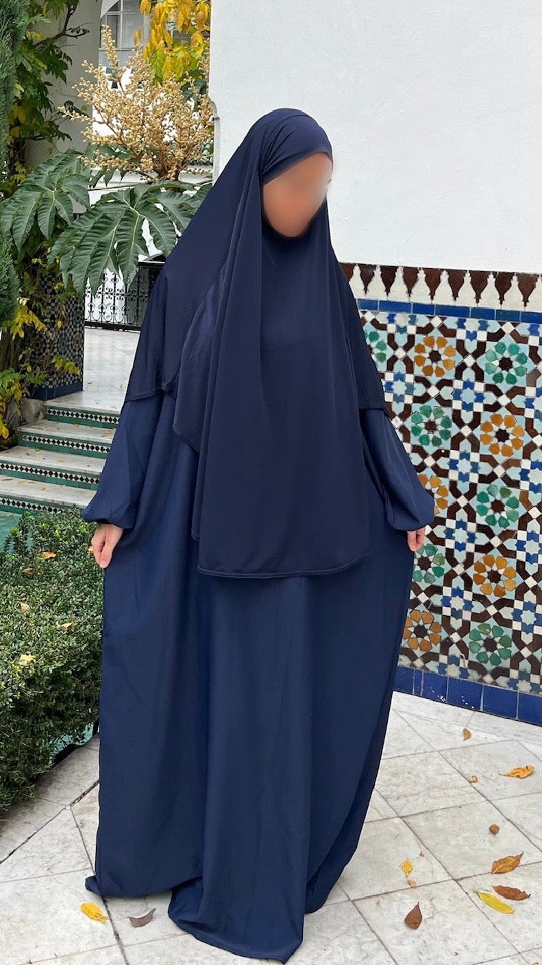 ABAYA BLEU MARINE