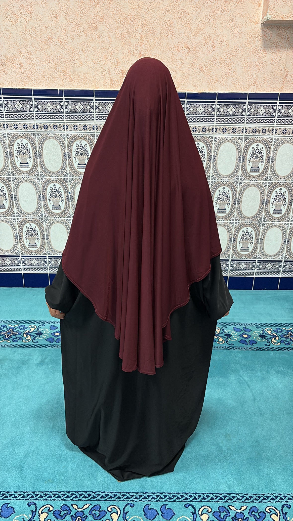 Khimar Bordeaux
