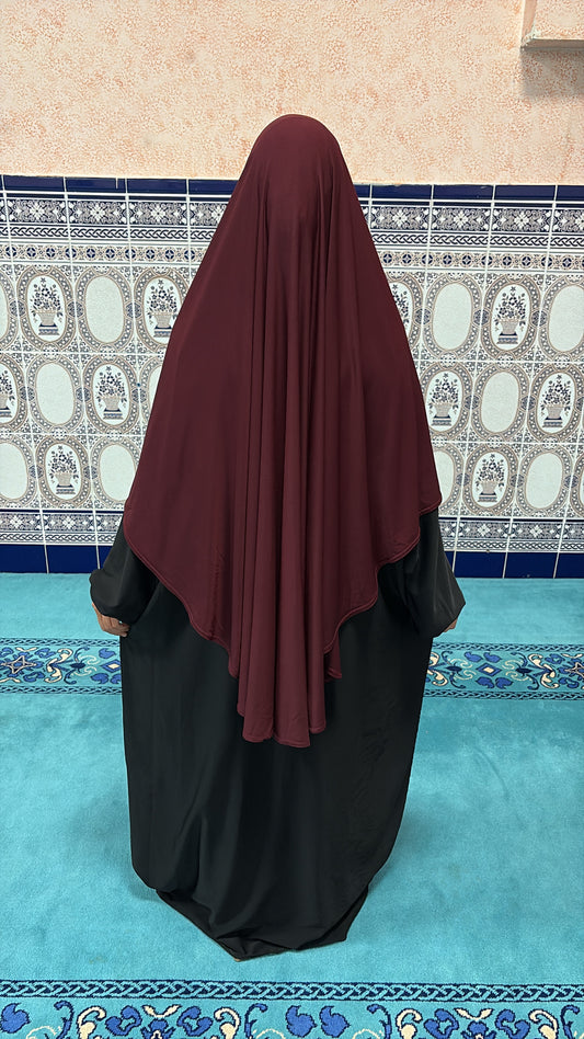 Khimar Bordeaux