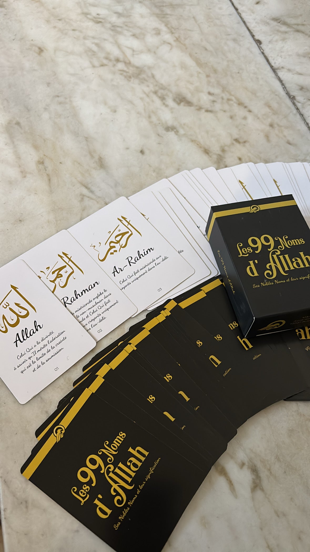 CARTES - 99 NOMS D’ ALLAH